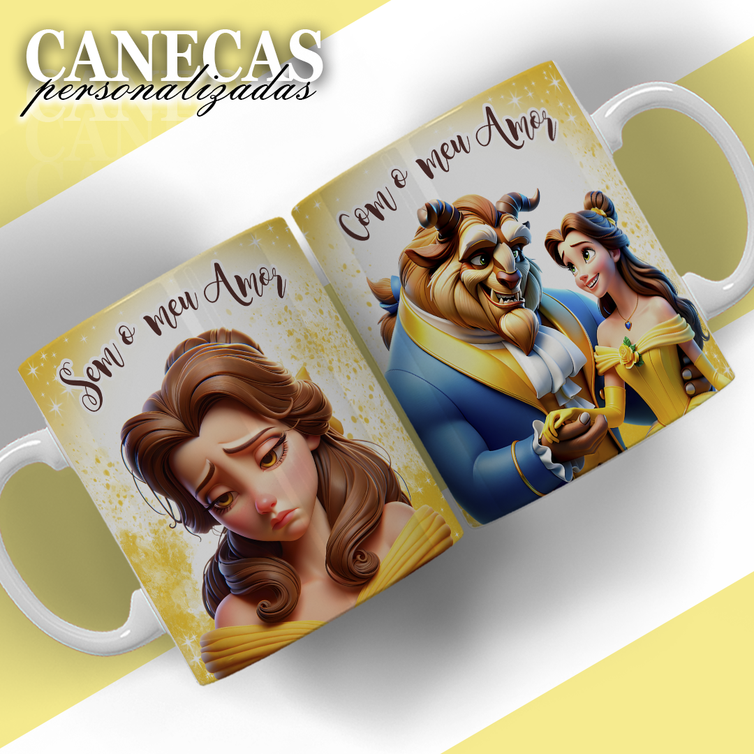 Caneca do Amor Personalizada | Frente e Verso