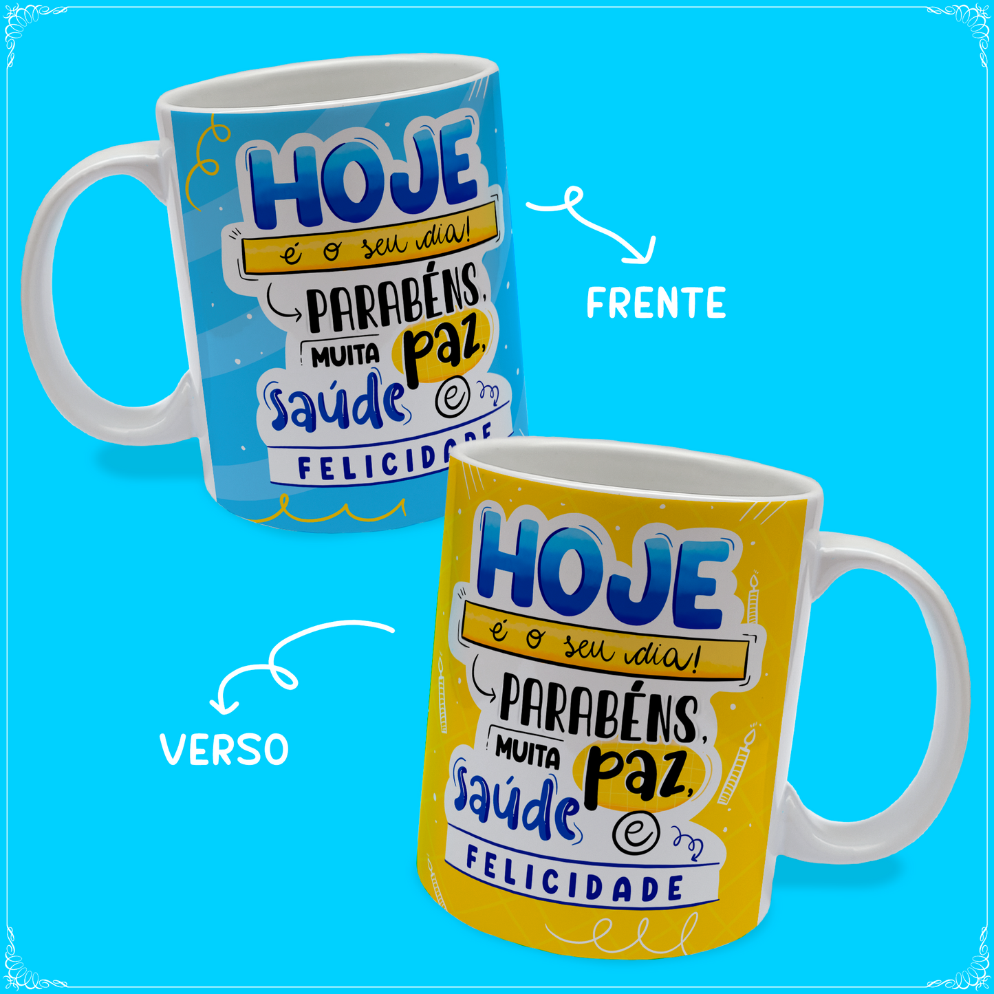 Canecas Personalizadas "Frases de aniversário"