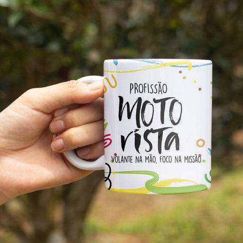 Caneca Profissões com Frase | Motorista
