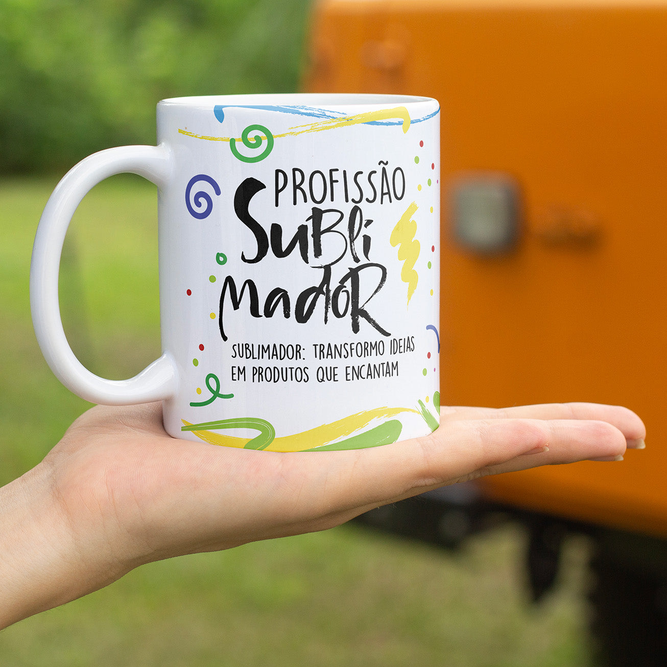 Caneca Profissões com Frase | Sublimador