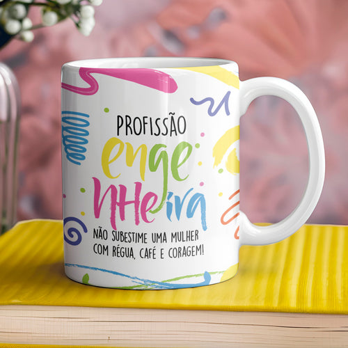 Caneca Profissões com Frase | Engenheiro