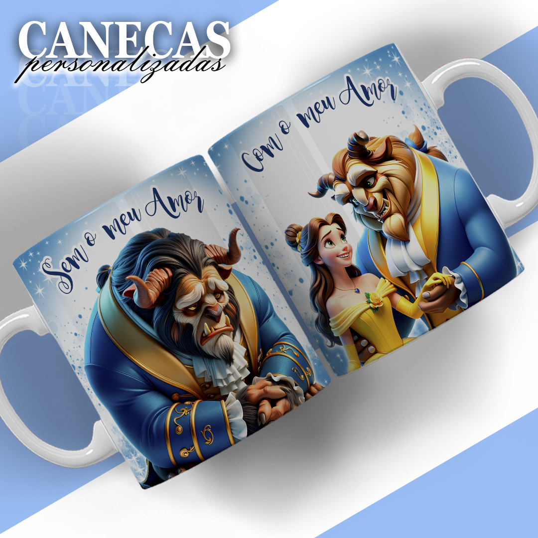 Caneca do Amor Personalizada | Frente e Verso