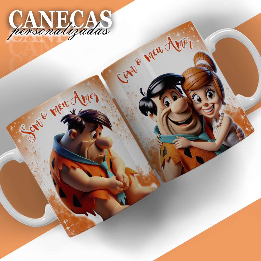 Caneca do Amor Personalizada | Frente e Verso