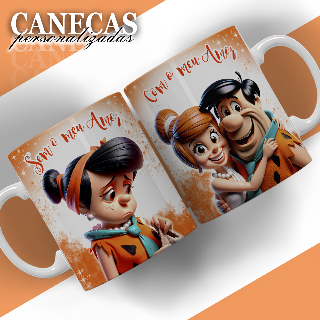Caneca do Amor Personalizada | Frente e Verso
