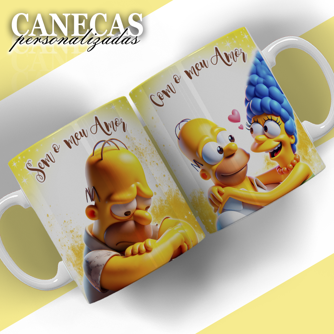 Caneca do Amor Personalizada | Frente e Verso