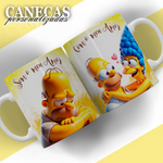 Homer e Marge Simpson | Amarela