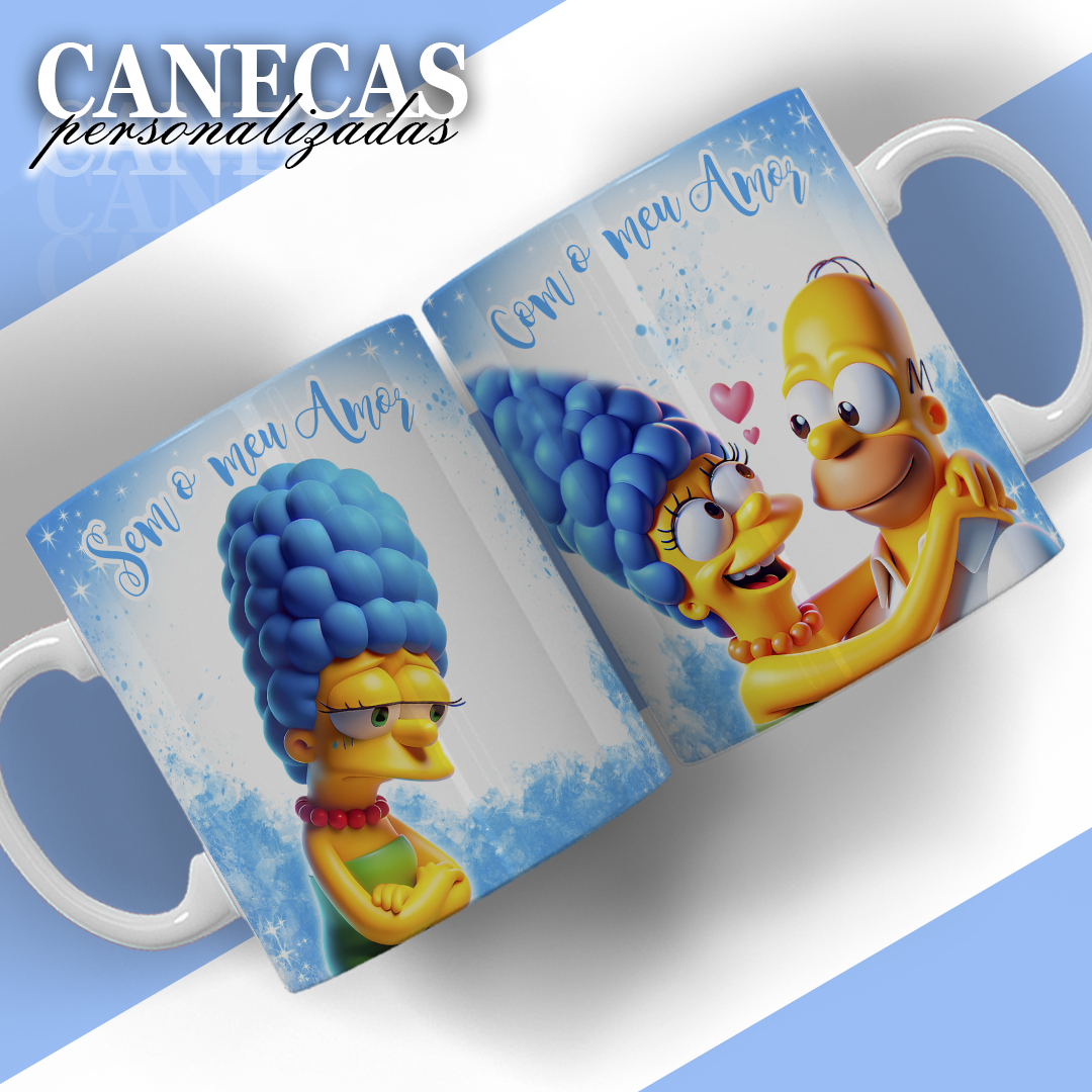 Caneca do Amor Personalizada | Frente e Verso