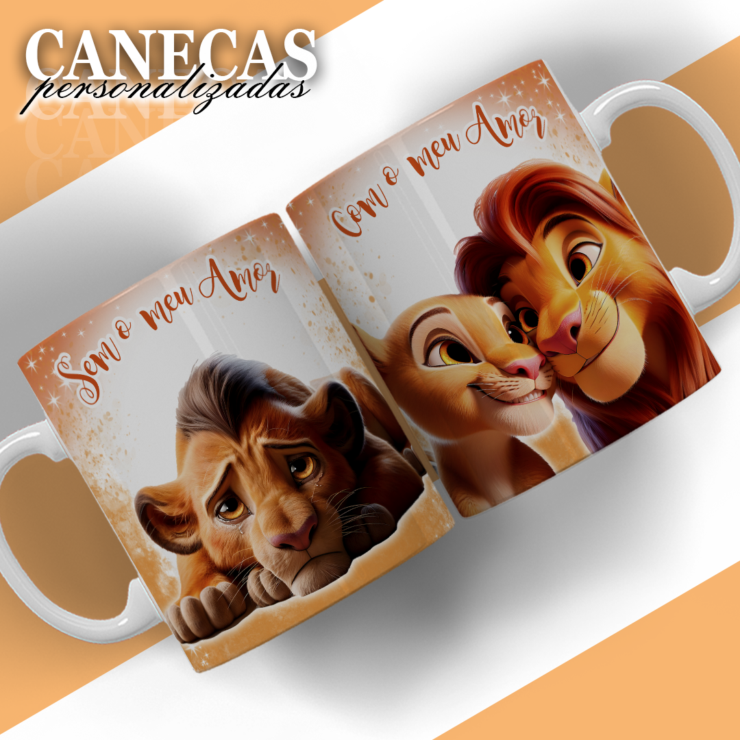Caneca do Amor Personalizada | Frente e Verso