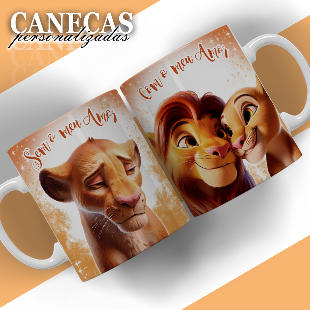 Caneca do Amor Personalizada | Frente e Verso
