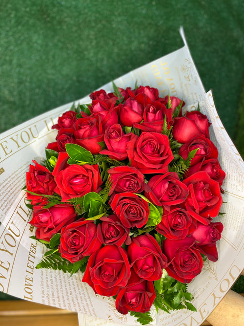 Buquê Clássico 30 Rosas
