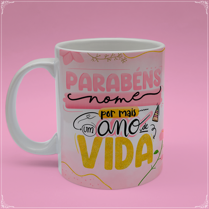 Canecas Personalizadas "Frases de aniversário"