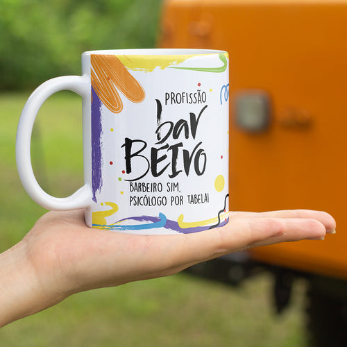 Caneca Profissões com Frase | Barbeiro