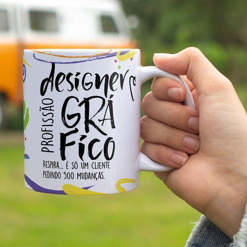 Caneca Profissões com Frase | Designer Gráfico