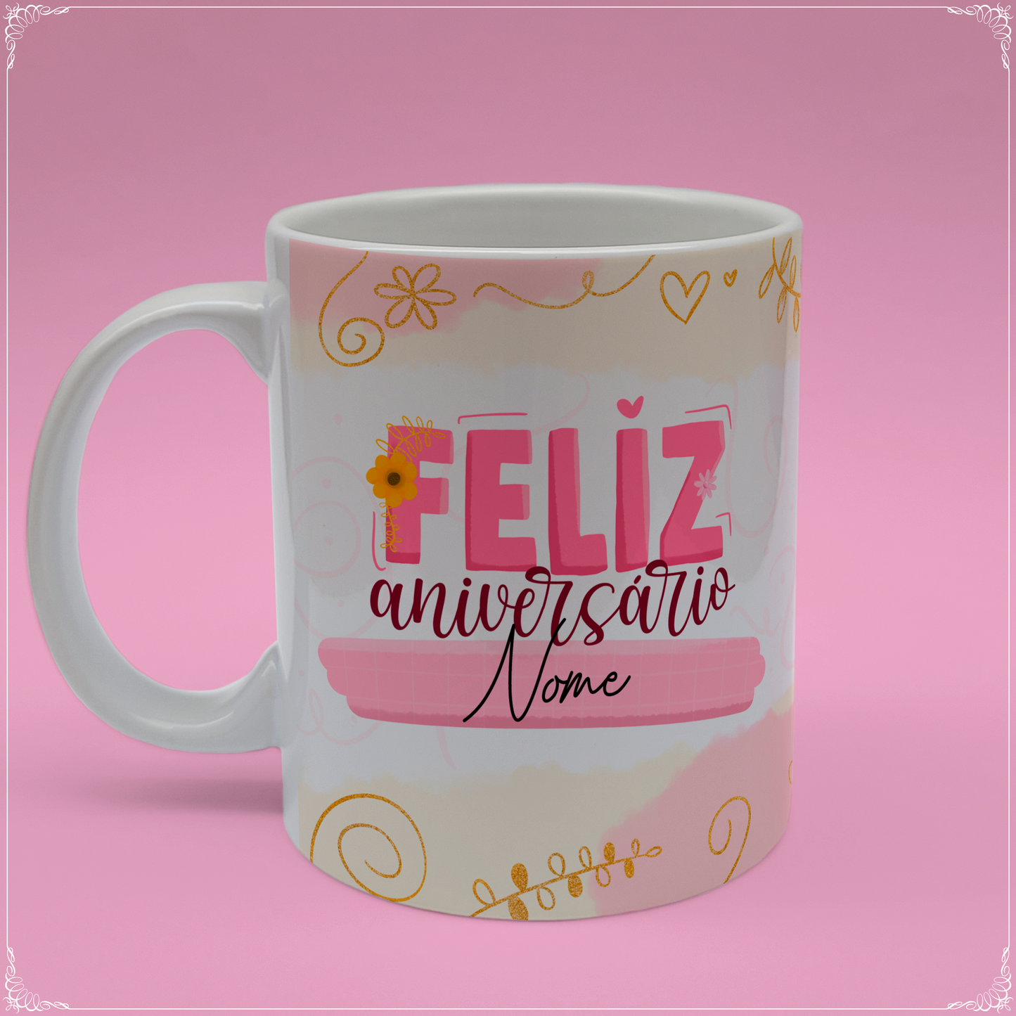 Canecas Personalizadas "Frases de aniversário"