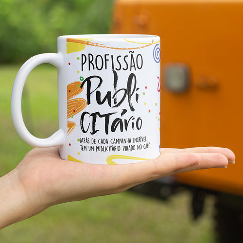 Caneca Profissões com Frase | Publicitário (a)
