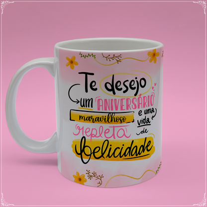 Canecas Personalizadas "Frases de aniversário"