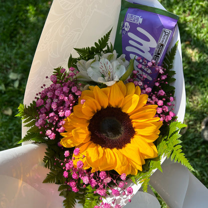 Buquê Ariel + Barra Milka