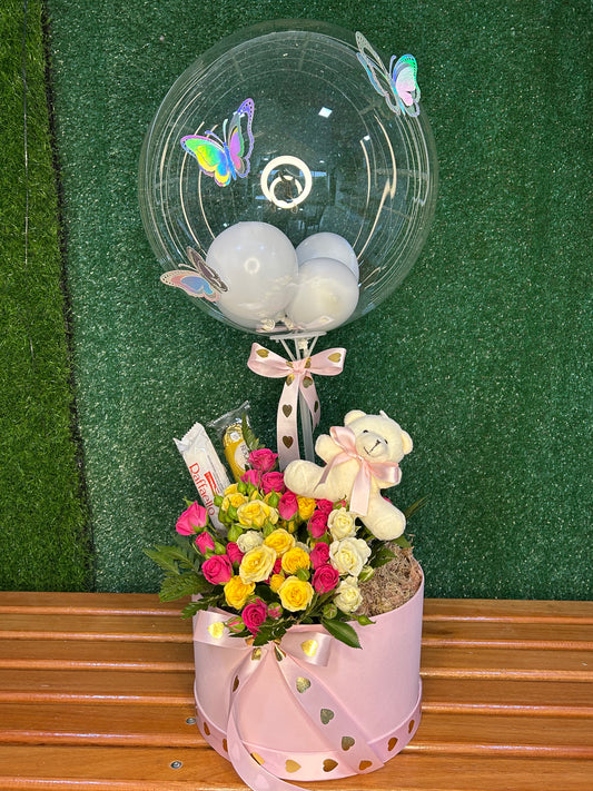 Cesta Jardim Floral